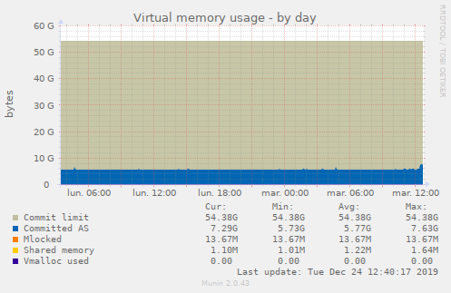 Virtual memory usage