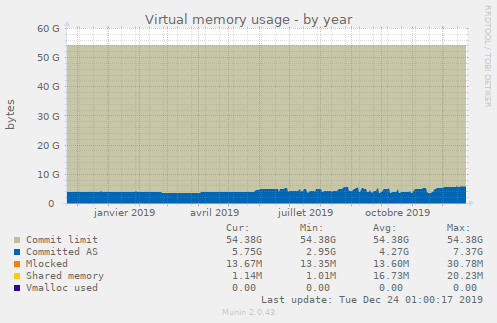 Virtual memory usage